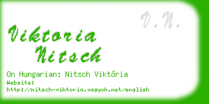 viktoria nitsch business card